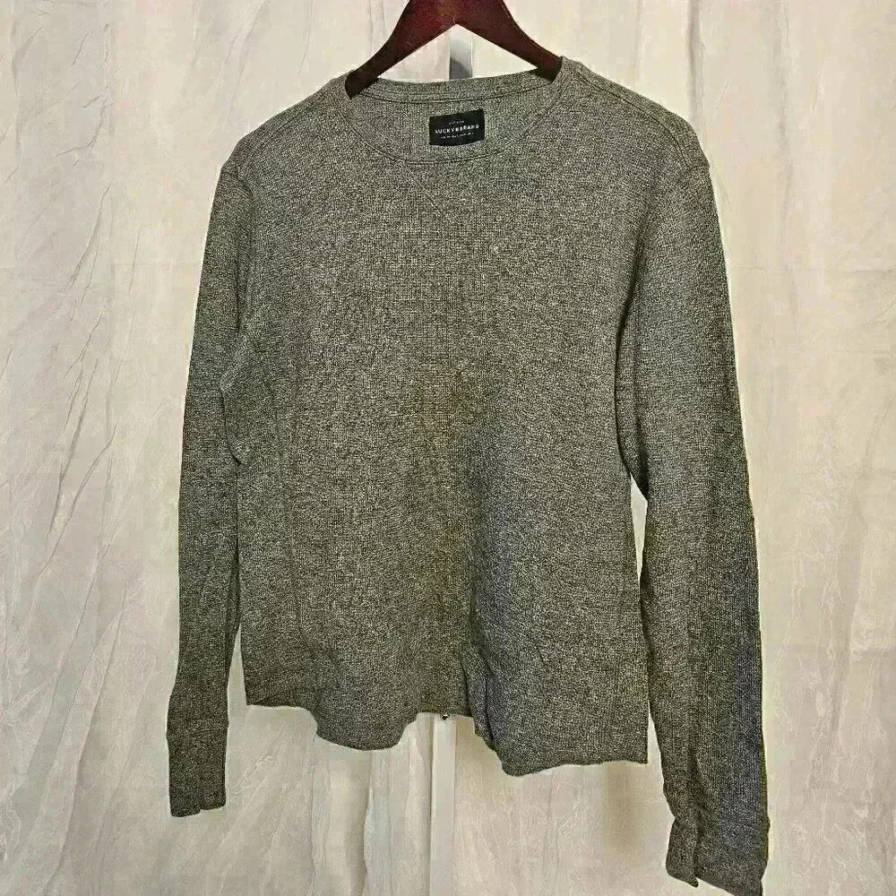 Lucky Brand Men's Medium Gray Thermal Undershirt